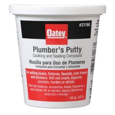 OATEY 31166 Plumber's Putty,14 oz,White 49K215