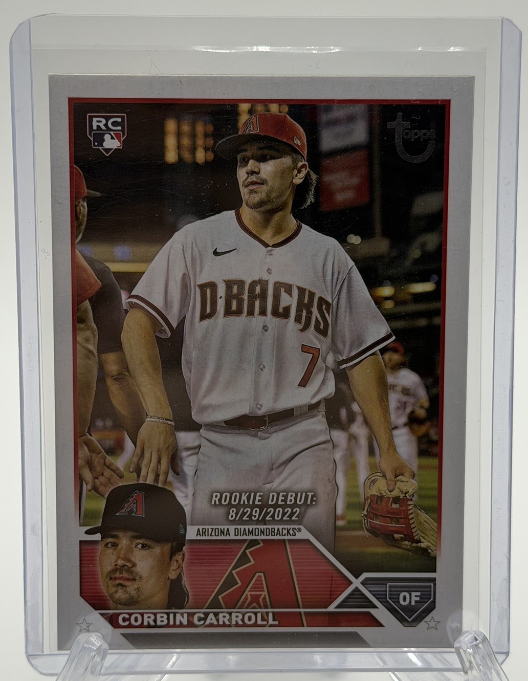 2023 Topps Update Series Corbin Carroll Rookie Debut #US244 Vintage Stock /99!