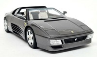 Gtspirit 1/18 Ferrari 348 Gts 1993 Metallic Grey Supercar Resin Scale Model Car