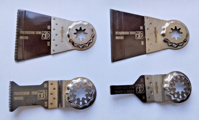 Fein E-Cut Sägeblatt-Set für Holz - Starlock, Starlock Plus / 4-teilig