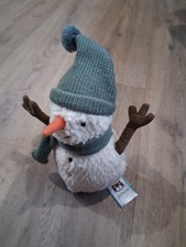 Jellycat Maddy Snowman Small Retired BNWT