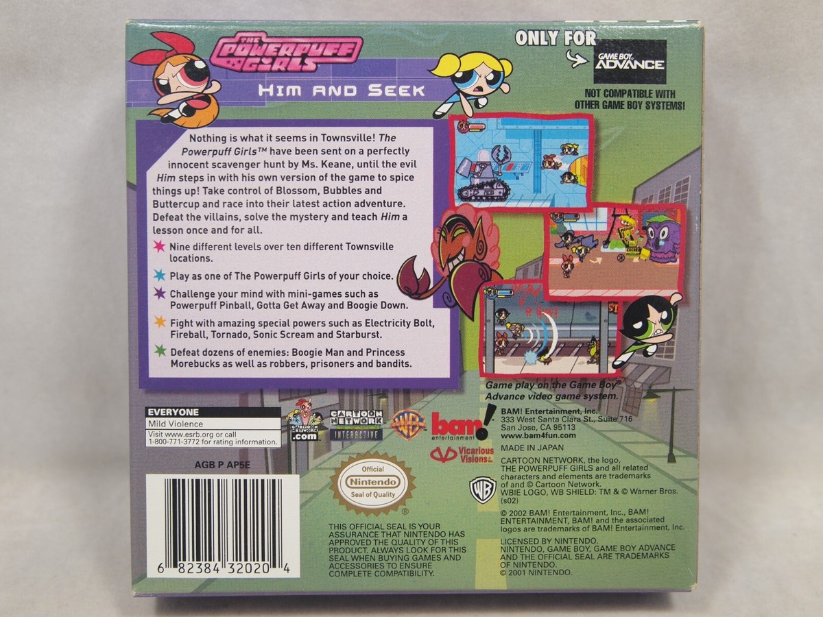 Powerpuff Girls Him and Seek (Game Boy Advance | GBA