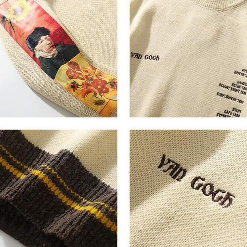 aelfric eden mens long sleeve van gogh