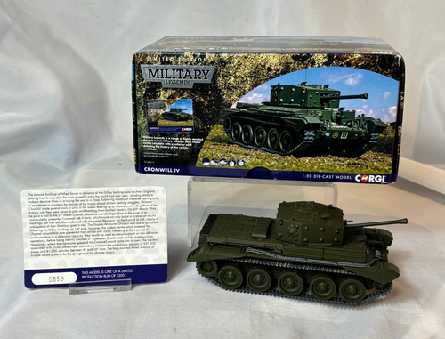 Corgi Military Legends Cromwell IV 1:50 Die Cast Model In Box Limited Edition - Picture 2 of 19
