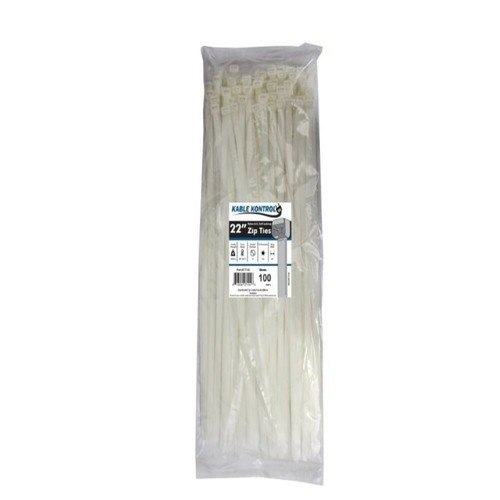 Kable Kontrol Natural/White Zip Ties - Self-Locking - 4" to 60" Inch Long - Picture 27 of 36