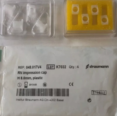 Straumann RN Impression Caps, Package of 4, 2 sets available, New! See desc.