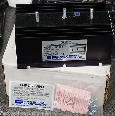 SURE POWER 12280F DUVAC DUAL VOLTAGE ALTERNATOR REGULATOR CONTROL FREIGHTLINER 