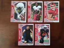 5 Card Lot of 2020 Sage Rookie Football Cards