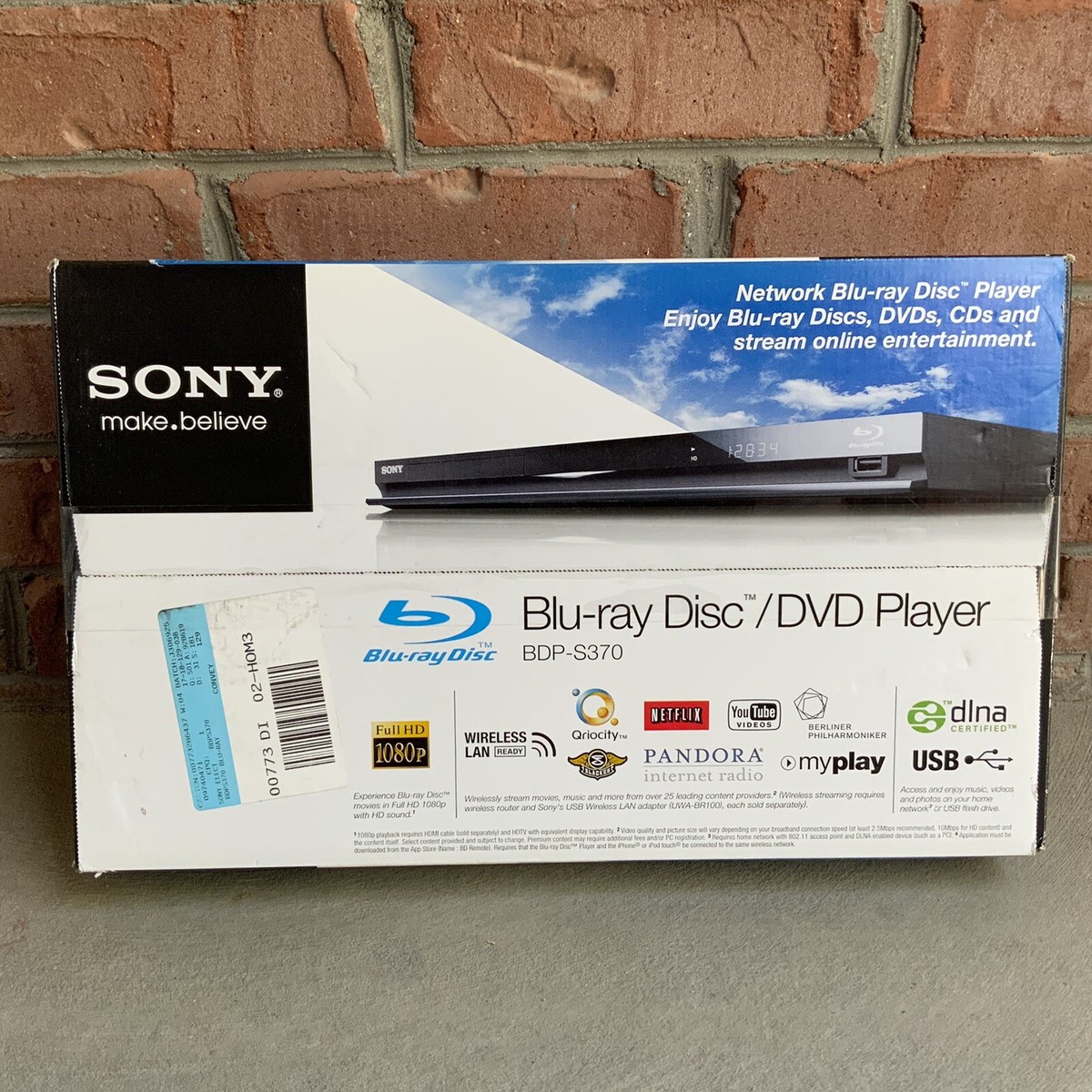 I*S様 【美品】SONY BDP-S370 ブルーレイディスク/DVDプレーヤ Amazon.com: Sony BDP-S370 Blu-ray Disc Player : Electronics