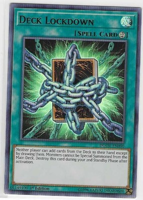 Yu-Gi-Oh Deck Lockdown - Ultra Rare DUOV-EN090 1st Edition ...