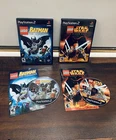 LEGO Star Wars & LEGO Batman: The Video game Sony PlayStation PS2 W Manual