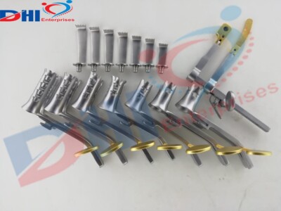 Caspar Micro Lumbar Discectomy Retractor Set of Spinal Surgery Instrument BY DHI
