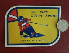 MIRANDOLA. Adesivo SCI CLUB
