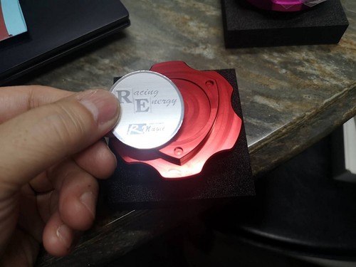 R-Magic Oil Filler Cap for Mazda RX-7 FC FD, RX-8 Zenki Red, Pink, Silver, Black - Picture 10 of 10