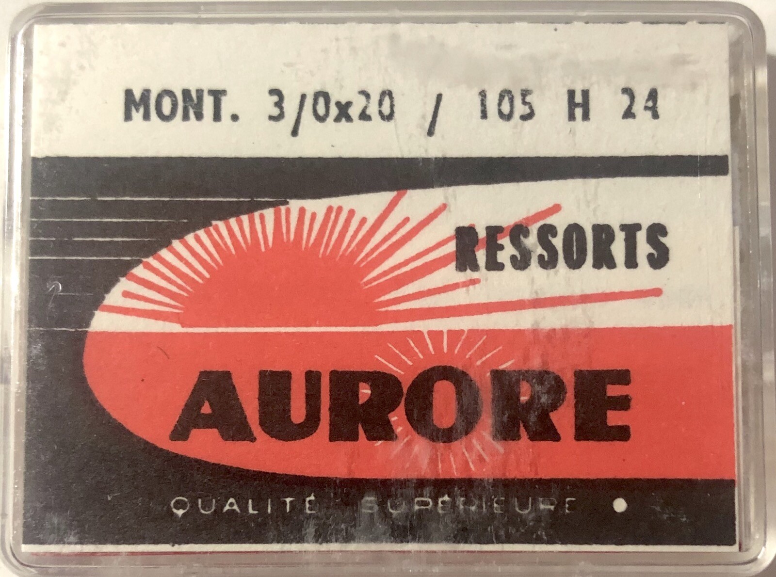 1X=1 Mainspring X 0760 1.05 X 0.085 Ø 7.5 Watch Spring 105 H 24 3 / 0 X 20