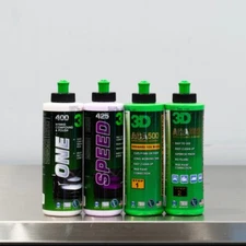 3D 8oz Compound & Polish Combo Kit | Includes 4 Products Speed One ACA 500 520