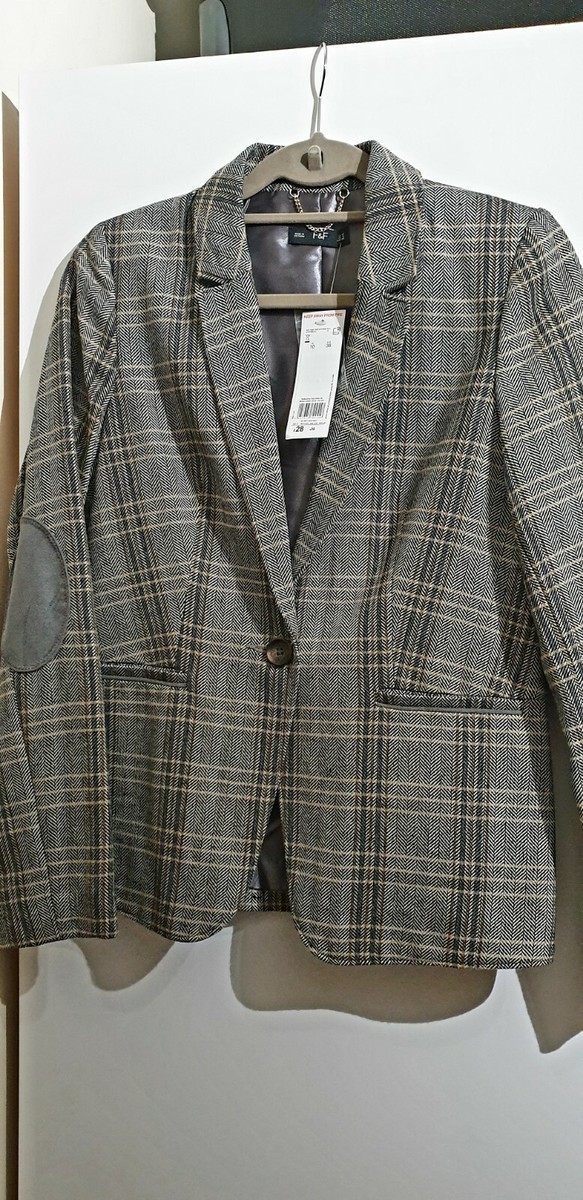 Tesco Cream Shacket BNWT Tesco F&F Women's Grey Hacking Jacket