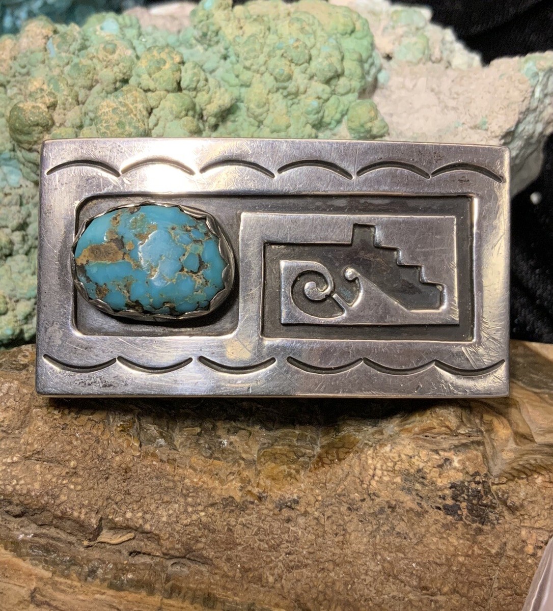 Vintage, Kewa “Vidal Aragon” Sterling Silver & Turquoise Vintage, Kewa “Vidal Aragon” Sterling Silver & Turquoise
