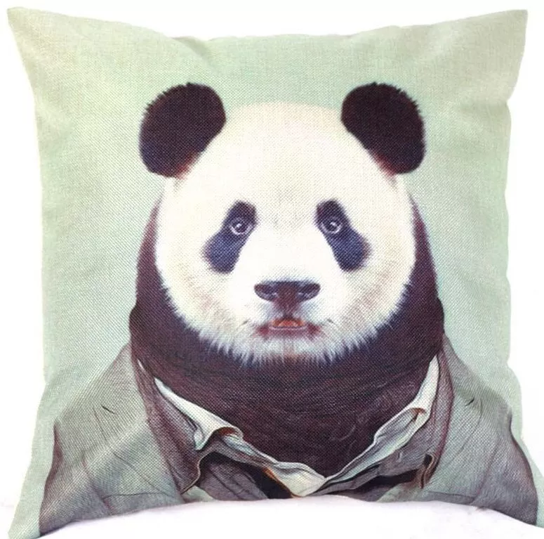 Panda top cushion cover