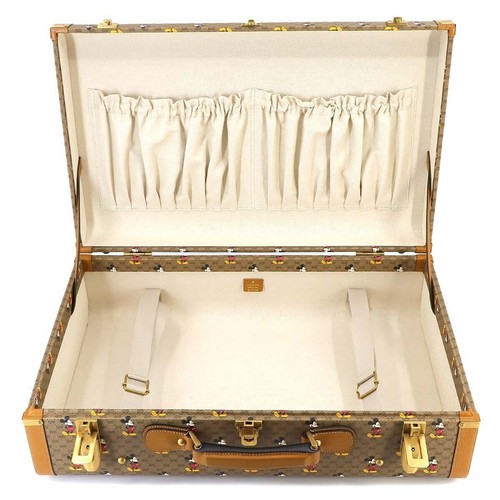 GUCCI Disney Mickey Mini GG Supreme Trunk Case Brown 602675 - Picture 8 of 10