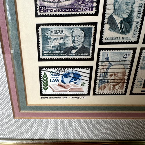 A Glimpse Of The Past Through The Law Stamp Collection 2 Set Jack #732 #201 sign - Picture 8 of 13