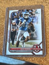 2022 Bowman University Football 1st Bowman Card Base # 50 Josh Downs