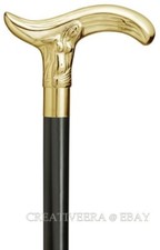 Solid Mermaid Brass Head Vintage Style Handle Wooden Walking Stick Handmade New