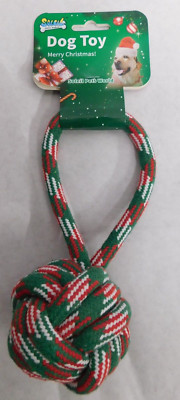 Soleil Pets World Christmas Rope Toy For Dogs-8''
