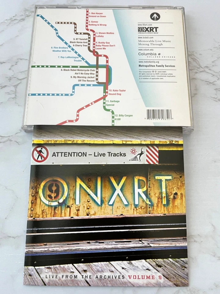 ONXRT Live From The Archives Vol. 9 CD ORIGINAL 2006 93XRT Billy Morgan, Garbage Foto 4 de 4