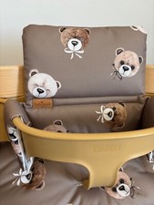 Sitzkissen 2-tlg. Sitzbezug Sitzpolster für Hochstuhl Stokke Tripp Trapp