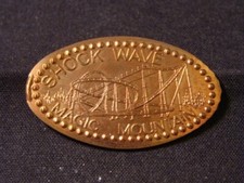 Shockwave, Magic Mountain elongated penny Valencia CA MM 8