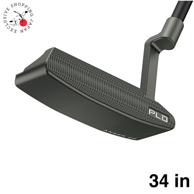 PING 2024 PLD Milled ANSER 2D Putter Gun Metal Black 34 Graphite Shaft PP58 Grip