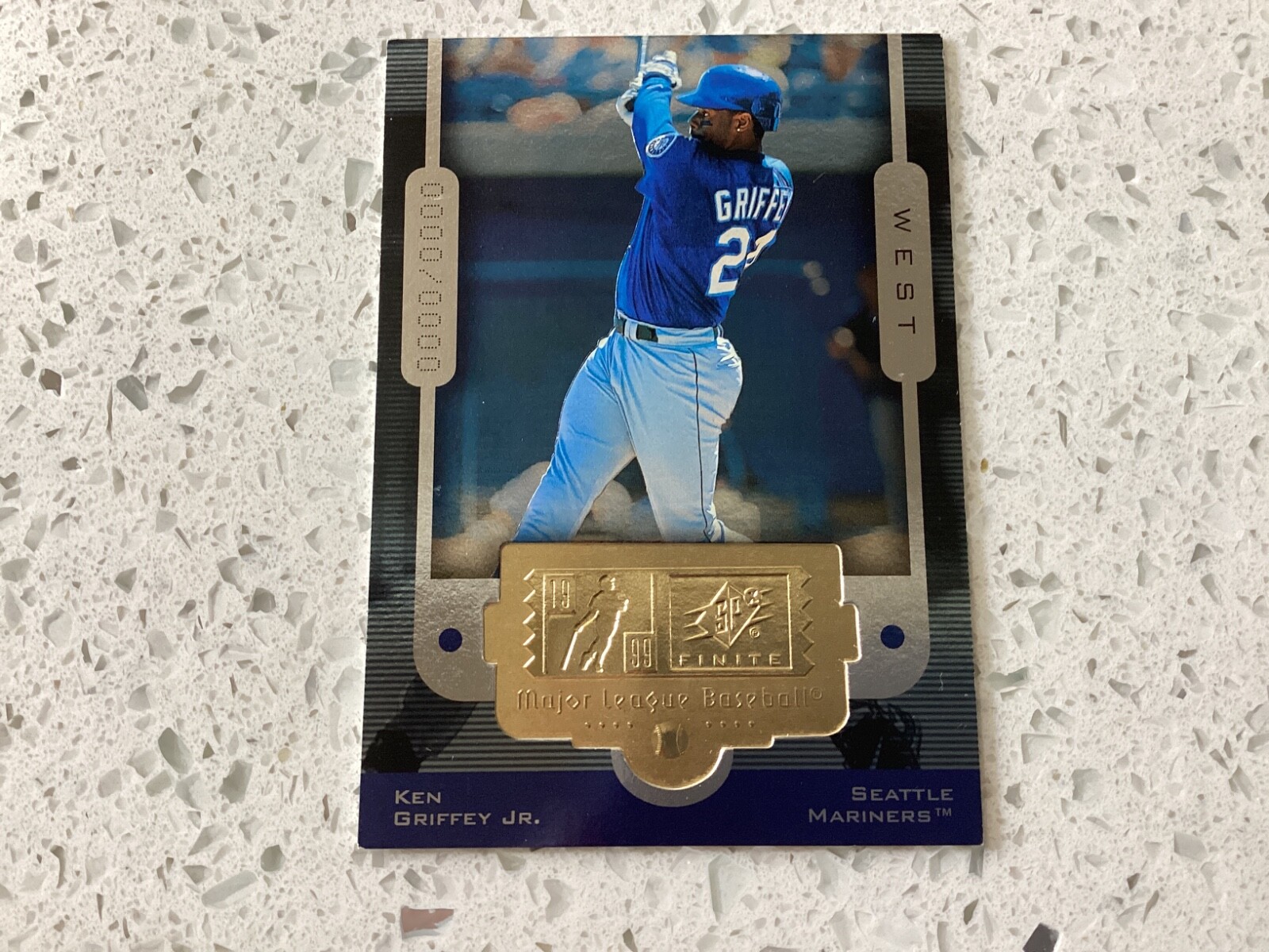 1998 SPX Finite KEN GRIFFEY JR #24 Promo Sample Card Seattle Mariners HOF