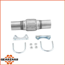 FLEXROHR 45x100mm / 210mm + 2x SCHELLE für AUDI FIAT OPEL RENAULT SEAT SKODA DE