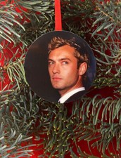 JUDE LAW CHRISTMAS ORNAMENT Tree Gift Exchange Stocking Stuffer