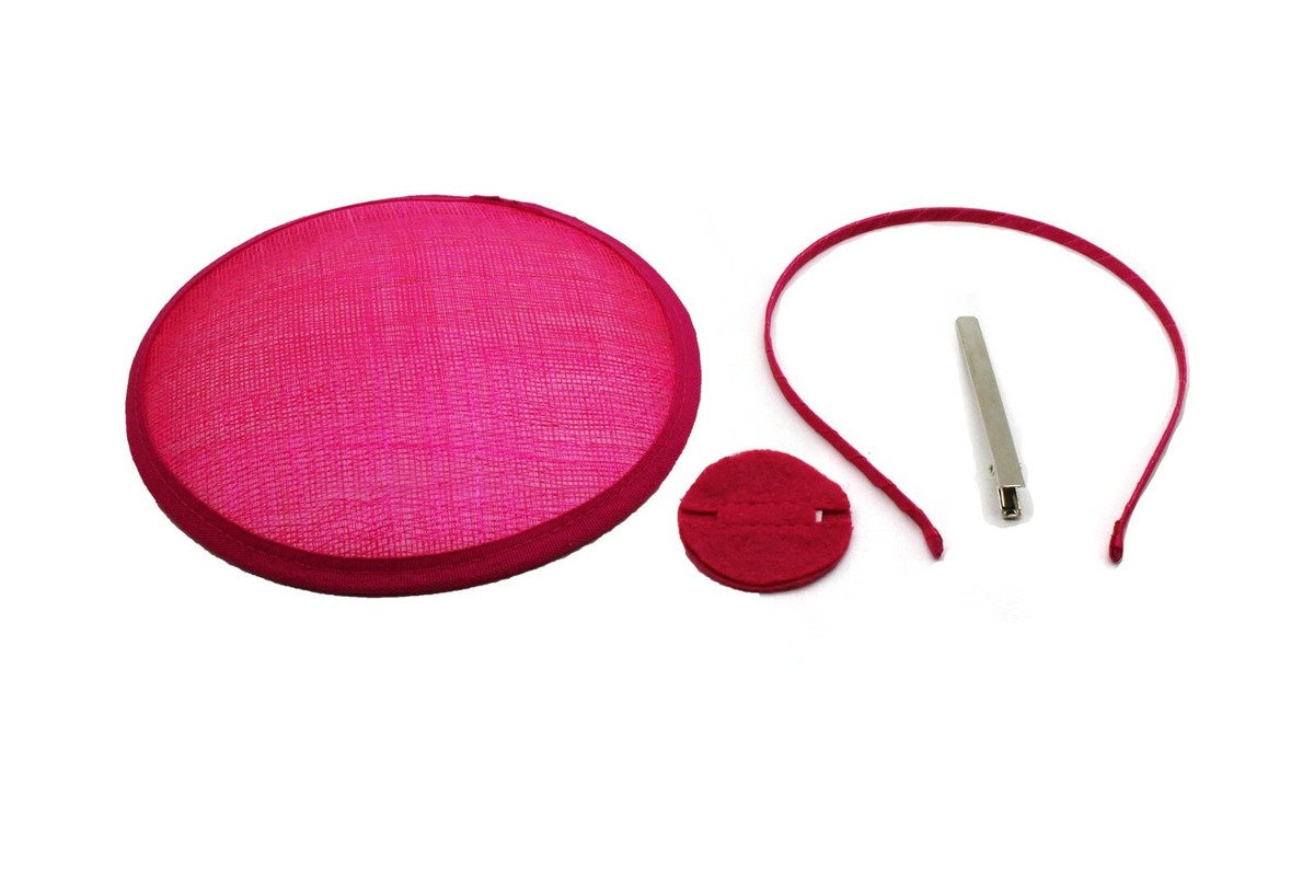 Base Fascinator Diy Base Para Fascinator De Sombrero - Disco Redondo 16 Cm, Sinamay, Set 4 En 1 Para Manualidades Hacer Tocados Boda - Foto 10