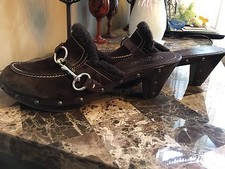 COACH Brown Mules Slides, size 10B