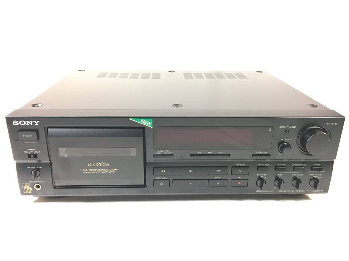 Sony TC-K222ESA vintage audio equipment - eBay listing photo 1