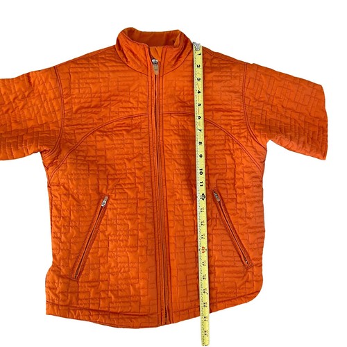 Obermeyer Weather System Ladies Quilted Coat - Size 4 - Outerwear - Orange Coat - Picture 7 of 7