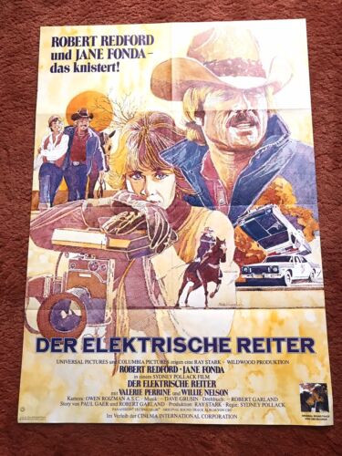Der Elektrische Reiter Kinoplakat Poster A1, Robert Redford, Jane Fonda - Imagen 1 de 1