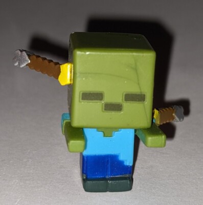 Minecraft Zombie Arrow Spectral Damage Series 6 Mini 1'' Figure Mattel Mojang Toy