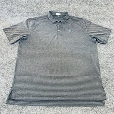Peter Millar Summer Comfort Golf Polo Shirt Multicolor Stripe Mens Size XXL