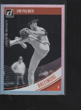 JIM PALMER  2018 PANINI  DONRUSS STAT LINE CARD #65  /12