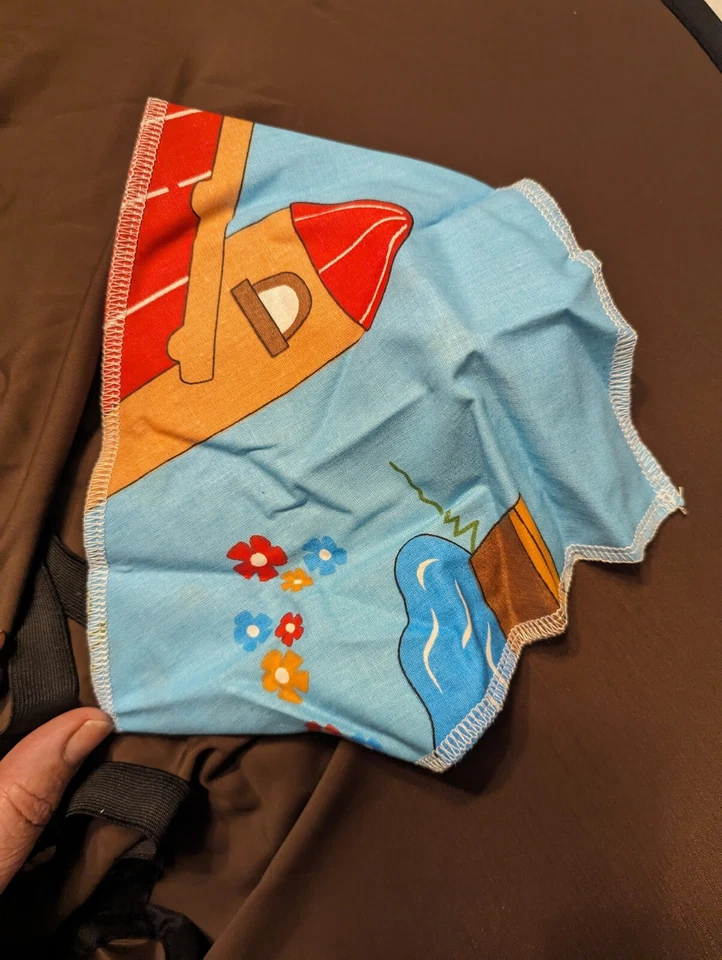 Parasol marrón Knotts Berry (Bloom) bandana cochecito sombra visera Foto 4 de 4