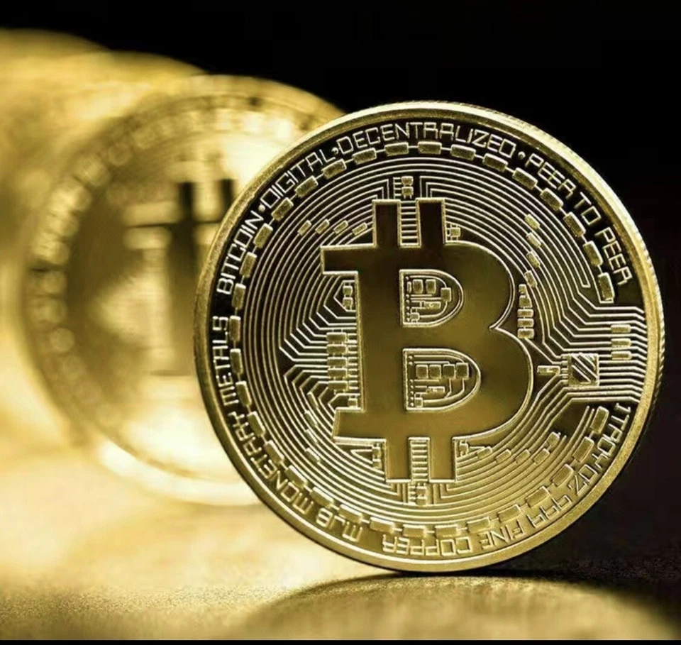 BITCOIN Kryptomünze Münze Gold Neu In Münzkapsel - Bild 3 von 4