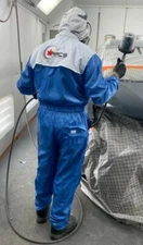 Painter Coverall Overall Anti Static Dust Spray Automotive Suit Wash Reusable