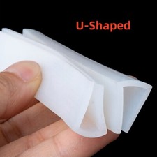 U Channel Edging Trim Seal Square U-Shaped Bumper Multiple Sizes Silicone Rubber