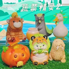 DODOWO Vegetables Fairy 2 Series Blind Box Confirmed Figure Art Toys Gift Doll