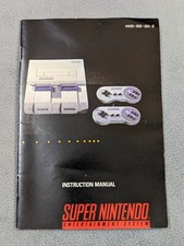 Super Nintendo Official Instruction Manual Only