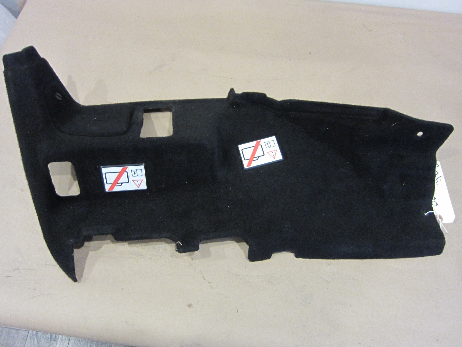 Ferrari California RH Lateral Cover For Luggage Compartment Part# 81274200